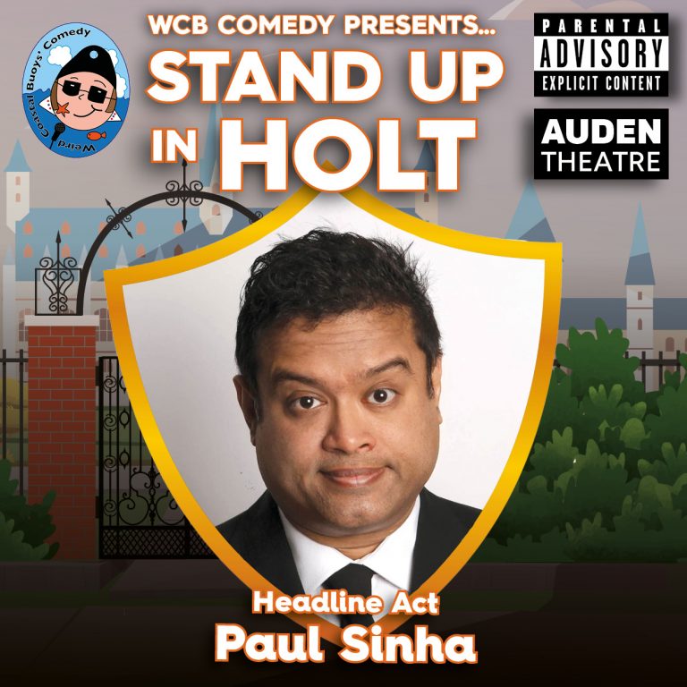 Poster for WCB Comedy Holt Square Website Version 2025
